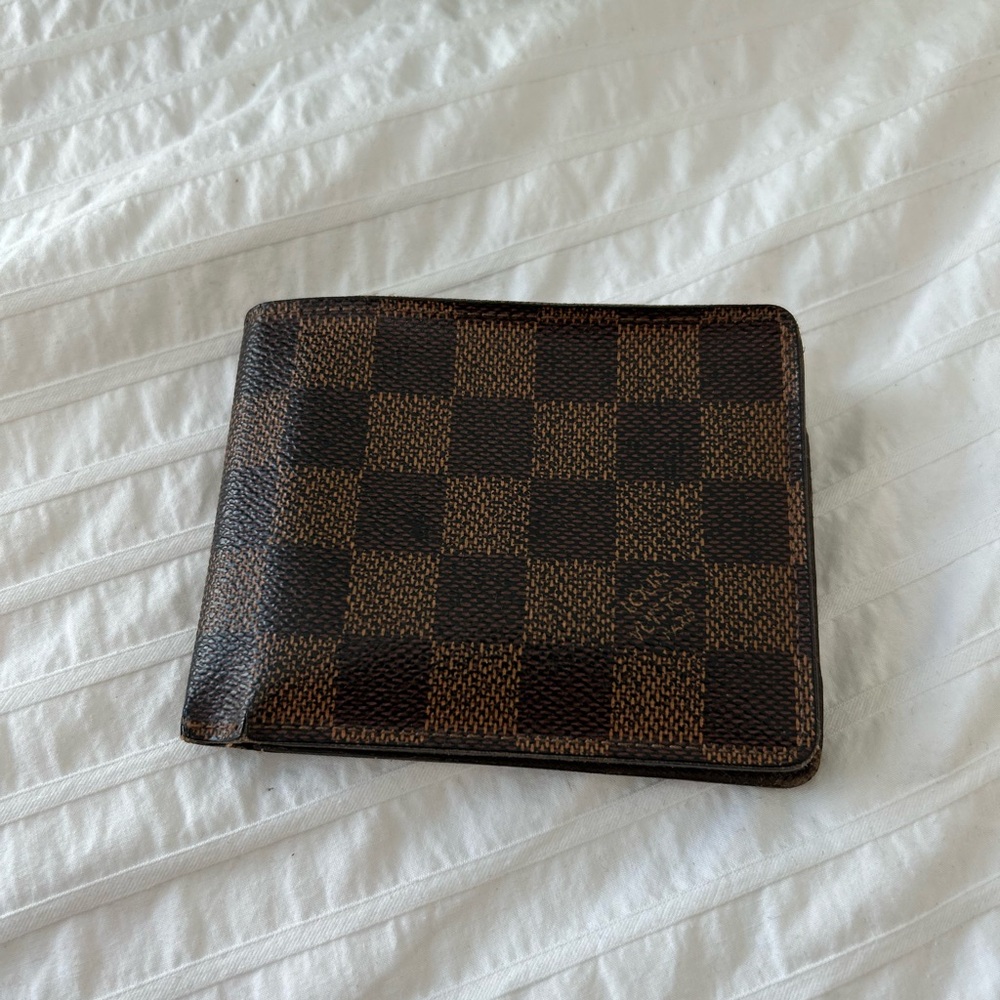 Louis Vuitton Dark Brown Checkered Card Holder - Picture 2 of 5